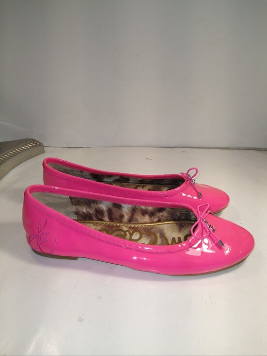 Sam Edelman Shoes - Sam Edelman Felicia Pink Patent Leather Ballet Flats Shoes Women's sz 7.5M.